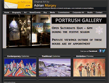 Tablet Screenshot of adrianmargey.com